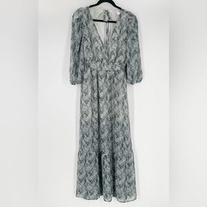 Buddy Love Black and White Maxi Dress